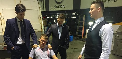 Bohdan Čermák, Radek Lembacher, David Král - Nerozvážní 3 - Dreharbeiten