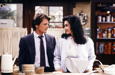 Michael J. Fox, Courteney Cox - Enredos de familia - De la película