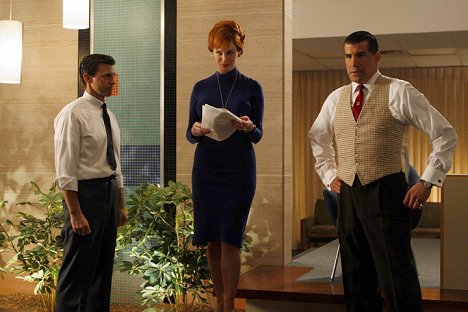 Christina Hendricks, Bryan Batt - Šílenci z Manhattanu - Nixon versus Kennedy - Z filmu