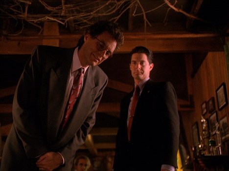 Richard Beymer, Kyle MacLachlan - Twin Peaks - Demons - Van film
