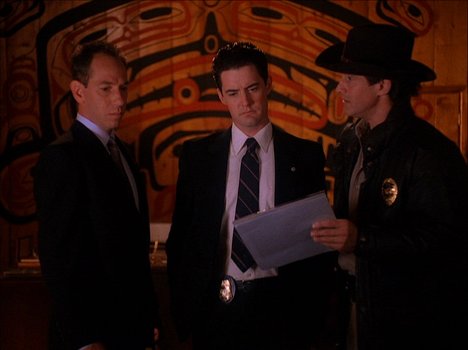 Miguel Ferrer, Kyle MacLachlan, Michael Ontkean - Twin Peaks - Arbitrary Law - Filmfotók