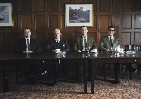 Vincent Kartheiser, John Slattery, Aaron Staton, Rich Sommer - Mad Men - The Other Woman - Van film