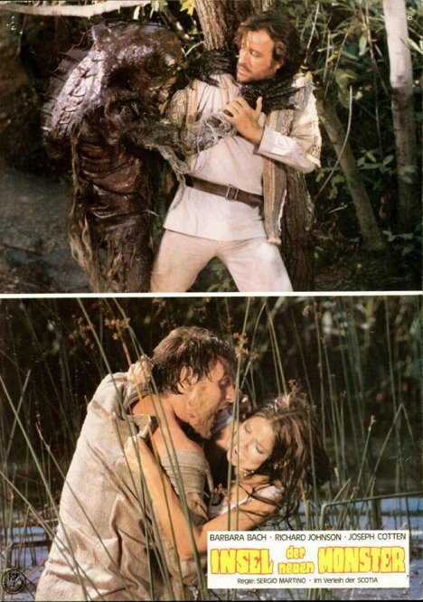 Claudio Cassinelli, Barbara Bach - Island of Mutations - Lobby Cards