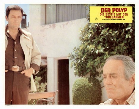 Cesare Danova, Henry Fonda - Tentacles - Lobby Cards