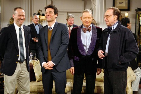 Josh Radnor, Michael York, Peter Bogdanovich - How I Met Your Mother - Robots vs. Wrestlers - Photos