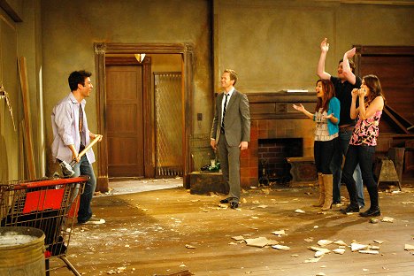 Josh Radnor, Neil Patrick Harris, Alyson Hannigan, Jason Segel, Cobie Smulders - How I Met Your Mother - Home Wreckers - Photos