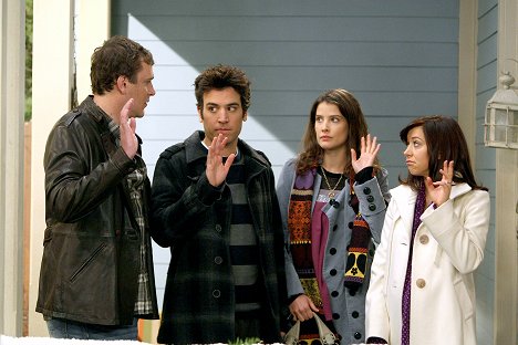 Jason Segel, Josh Radnor, Cobie Smulders, Alyson Hannigan - How I Met Your Mother - Die Stinsons - Filmfotos