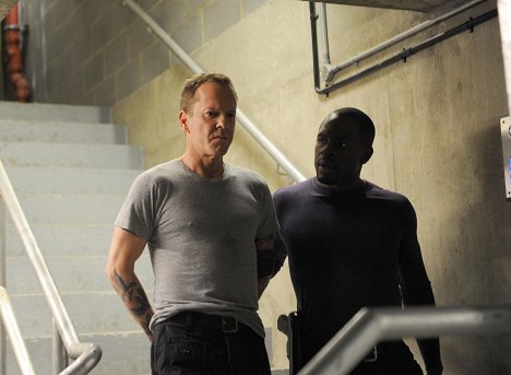 Kiefer Sutherland, Gbenga Akinnagbe - 24: Live Another Day - 11:00 a.m.-12:00 p.m. - Photos