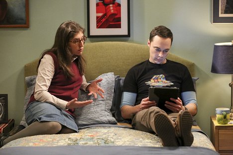 Mayim Bialik, Jim Parsons - The Big Bang Theory - Der Stelzen-Traum - Filmfotos