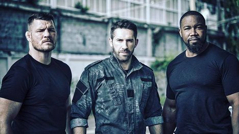 Michael Bisping, Scott Adkins, Michael Jai White - Véres hármas - Forgatási fotók