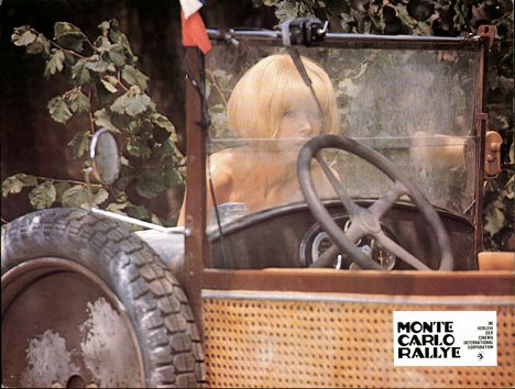 Mireille Darc - Monte Carlo Rallye - Lobbykarten