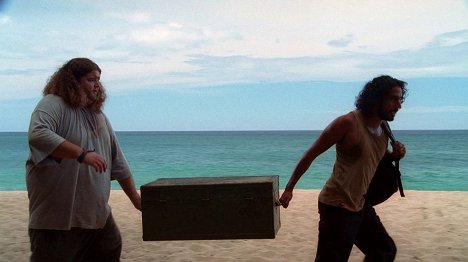 Jorge Garcia, Naveen Andrews - Lost - Orientation - Van film