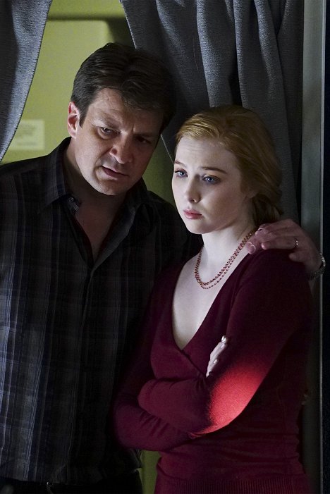 Nathan Fillion, Molly C. Quinn - Castle - In Plane Sight - Photos