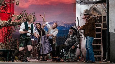 Franz Xaver Zeller, Winfried Hübner, Markus Baumeister - Der Komödienstadel - Der Cowboy von Haxlfing - Filmfotos