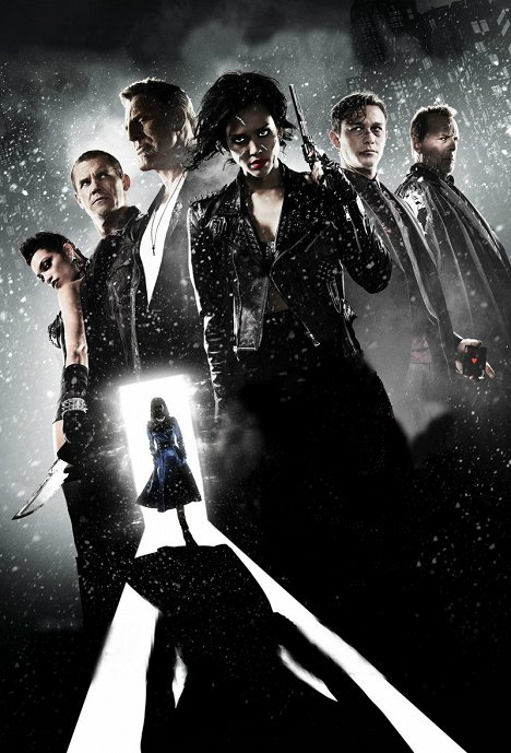 Rosario Dawson, Josh Brolin, Mickey Rourke, Jessica Alba, Joseph Gordon-Levitt, Bruce Willis - Sin City : J'ai tué pour elle - Promo