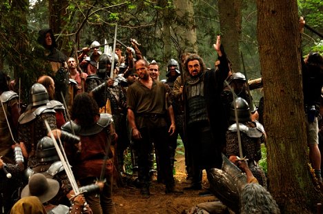 Jason Statham, John Rhys-Davies - Schwerter des Königs - Dungeon Siege - Dreharbeiten