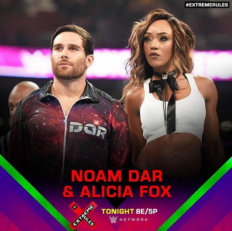 Noam Dar, Victoria Crawford - WWE Extreme Rules - Werbefoto