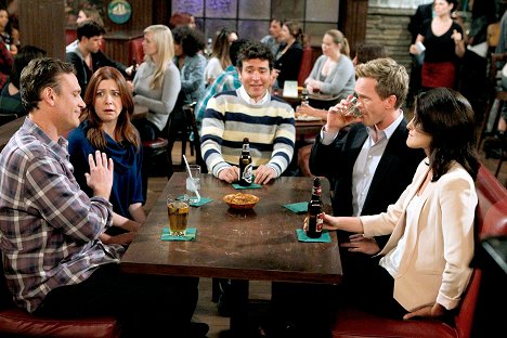 Jason Segel, Alyson Hannigan, Josh Radnor, Neil Patrick Harris, Cobie Smulders - How I Met Your Mother - Wer möchte Pate werden? - Filmfotos