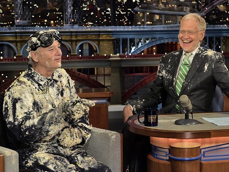 Bill Murray, David Letterman - Late Show with David Letterman - Filmfotók