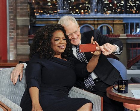 Oprah Winfrey, David Letterman - Late Show with David Letterman - Filmfotos