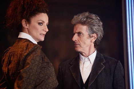 Michelle Gomez, Peter Capaldi - Doctor Who - The Lie of the Land - Photos