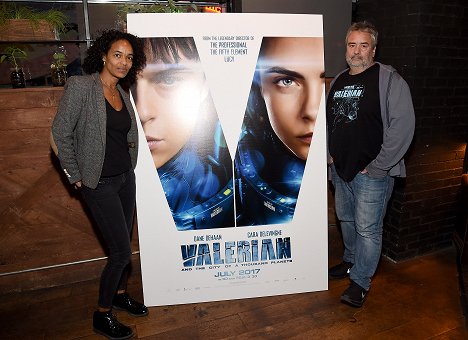 Trailer Launch Event in Los Angeles - Virginie Besson-Silla, Luc Besson - Valerian and the City of a Thousand Planets - Tapahtumista