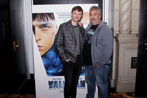 Trailer Launch Event in New York - Dane DeHaan, Luc Besson - Valerian and the City of a Thousand Planets - Events