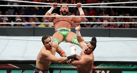 Edward Colón, Matt Cardona, Orlando Colón - WWE Money in the Bank - Photos