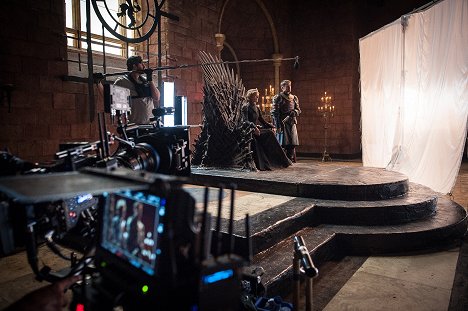 Lena Headey, Nikolaj Coster-Waldau - Game of Thrones - Dragonstone - Kuvat kuvauksista