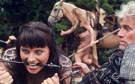 Lucy Lawless, Tim Thomerson - Xena: Warrior Princess - The Execution - Filmfotók