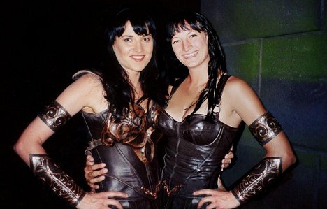 Lucy Lawless, Zoë Bell - Xena - Making of