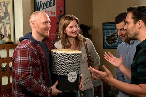 Bill Burr, Lennon Parham, Max Greenfield, Jake Johnson - New Girl - Bob & Carol & Nick & Schmidt - Photos