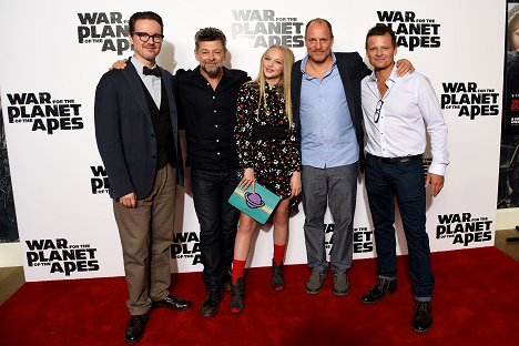 Screening of "War For The Planet Of The Apes" at The Ham Yard Hotel on June 19, 2017 in London, England. - Matt Reeves, Andy Serkis, Amiah Miller, Woody Harrelson, Steve Zahn - War for the Planet of the Apes - Events