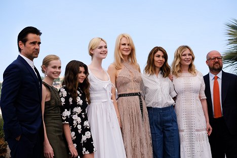 Cannes Photocall on Wednesday, May 24, 2017 - Colin Farrell, Angourie Rice, Addison Riecke, Elle Fanning, Nicole Kidman, Sofia Coppola, Kirsten Dunst, Youree Henley