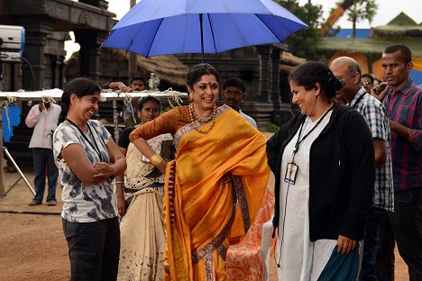 Ramya Krishnan - Baahubali 2 : La conclusion - Tournage