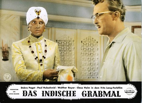 Walther Reyer, Claus Holm - The Indian Tomb - Lobby Cards