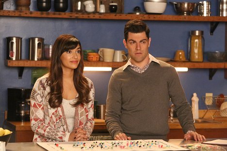 Hannah Simone, Max Greenfield - New Girl - Jeff Day - Filmfotos