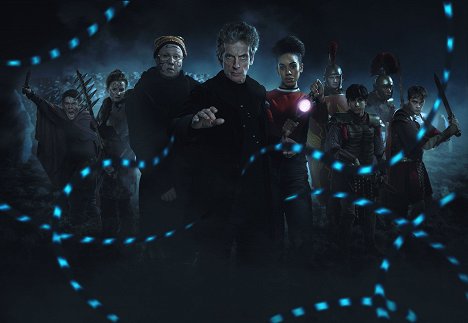 Daniel Kerr, Rebecca Benson, Matt Lucas, Peter Capaldi, Pearl Mackie, Brian Vernel - Doctor Who - Valonriistäjä - Promokuvat