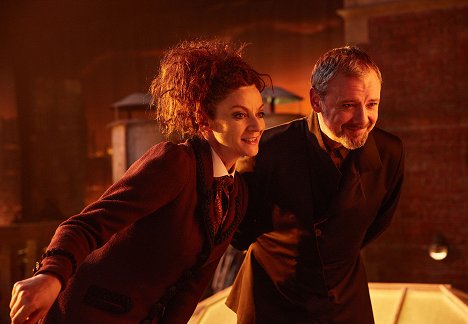 Michelle Gomez, John Simm - Doctor Who - The Doctor Falls - Photos