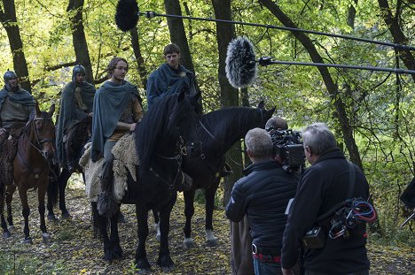 Toby Regbo, James Northcote - The Last Kingdom - Episode 8 - Making of