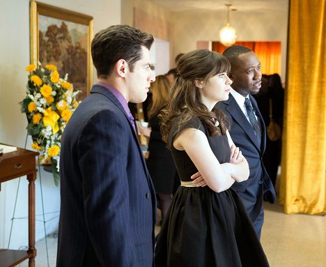 Max Greenfield, Zooey Deschanel, Lamorne Morris - Nová holka - Chicago - Z filmu