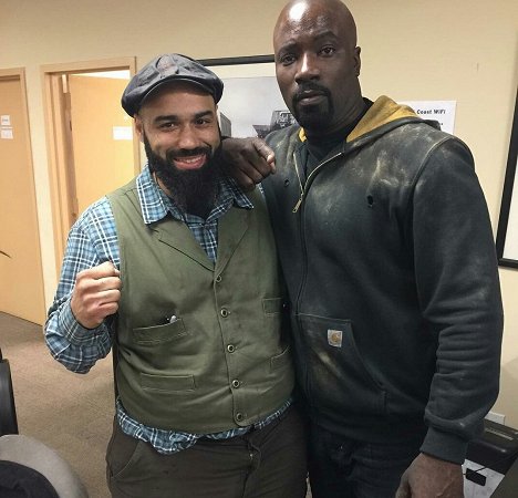 Mike Colter - The Defenders - Tournage