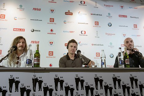 Press conference at the Karlovy Vary International Film Festival on July 2, 2017 - Toby Halbrooks, Casey Affleck, David Lowery
