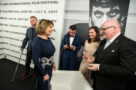 World premiere at the Karlovy Vary International Film Festival on July 3, 2017 - Filip Kaňkovský, Emília Vášáryová - The Line - Events