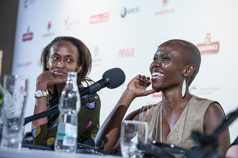 Press conference at the Karlovy Vary International Film Festival on July 4, 2017 - Eliane Umuhire - Ptaki śpiewają w Kigali - De eventos