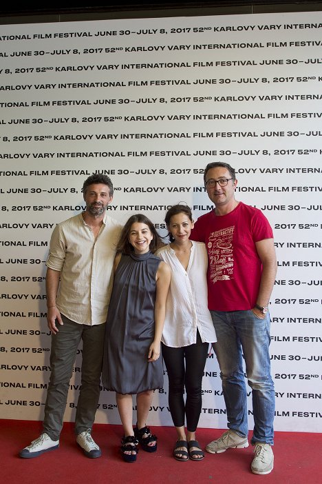 Press conference at the Karlovy Vary International Film Festival on July 5, 2017 - Andi Vasluianu, Voica Oltean, Iulia Rugină, Tudor Giurgiu - Breaking News - Events