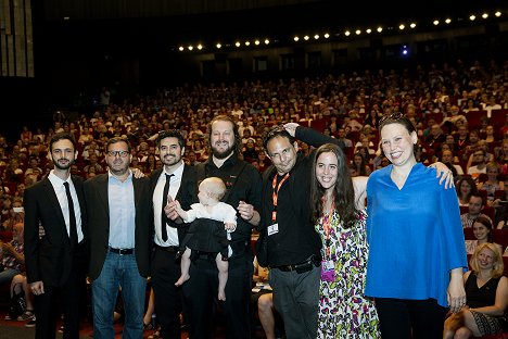 International premiere at the Karlovy Vary International Film Festival on July 6, 2017 - Kurt Enger, Brandon Polansky, Samantha Elisofon, Rachel Israel - Keep the Change - Events