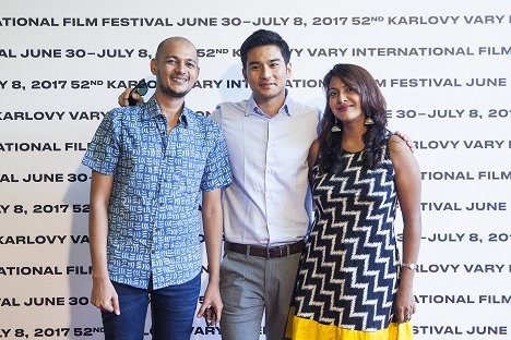 Press conference at the Karlovy Vary International Film Festival on July 6, 2017 - Karma Takapa, Heer Ganjwala - Ralang Road - Z imprez