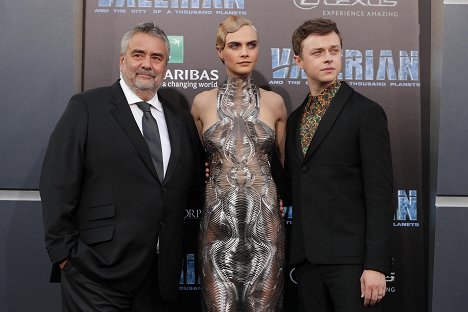 World premiere at TCL Chinese Theater in Hollywood, California, on Monday, July 17, 2017 - Luc Besson, Cara Delevingne, Dane DeHaan - Valerian a mesto tisícich planét - Z akcií