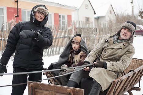 Jan Svěrák, Alois Grec, Oldřich Kaiser - Po strništi bos - Tournage